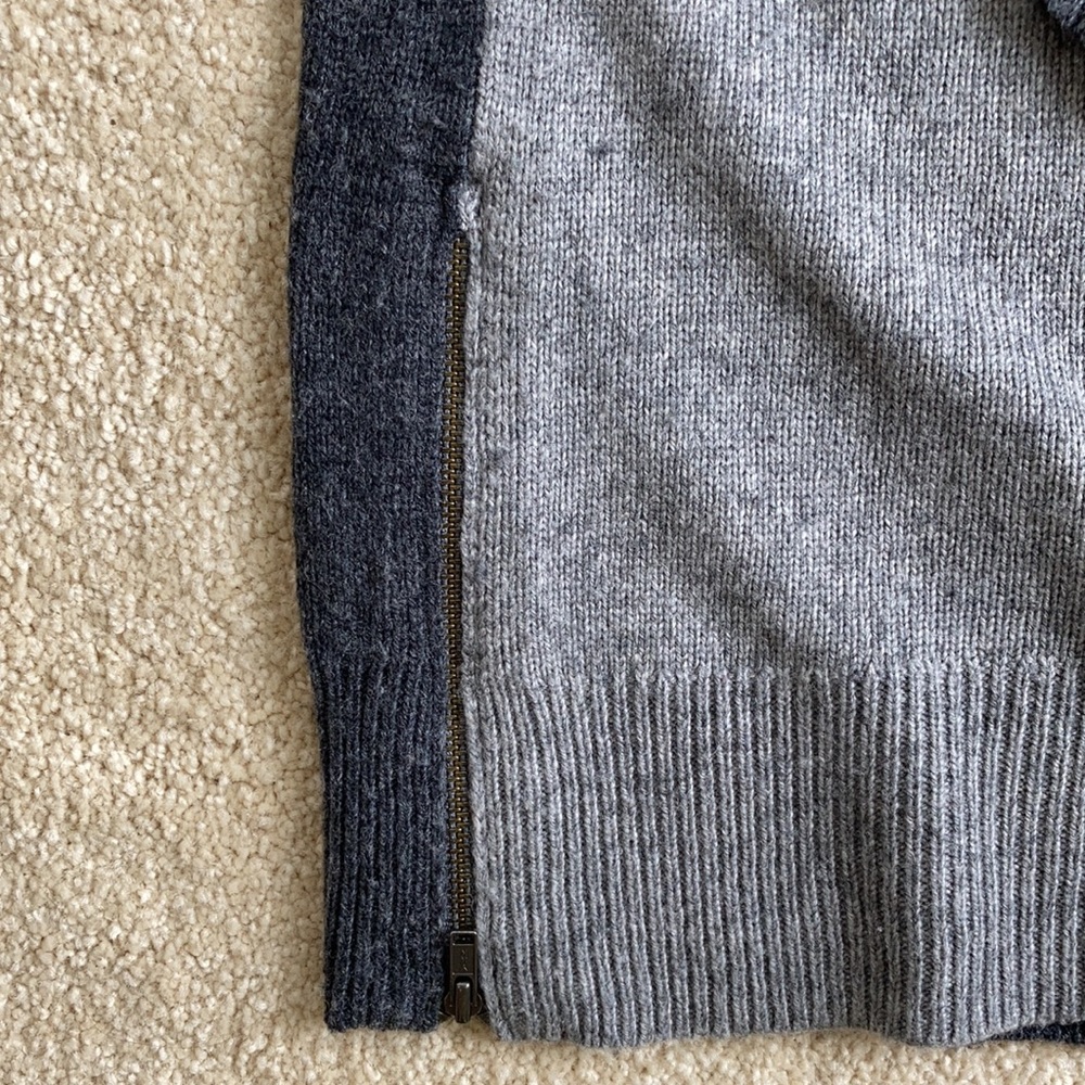 JCrew Sweater with Zipper detail - Picture 3 of 4